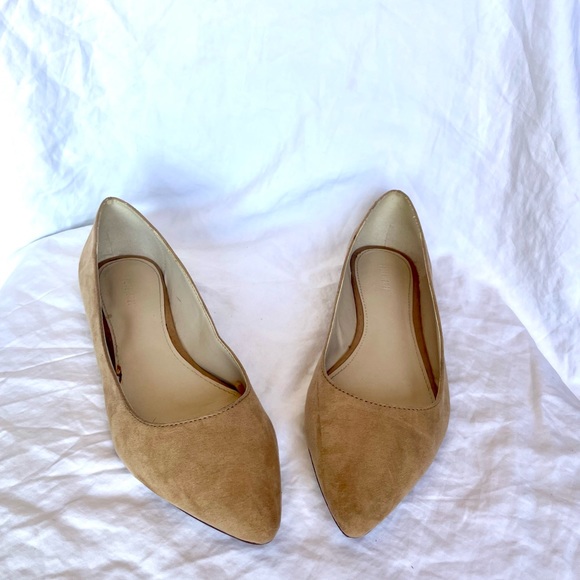 Forever 21 - Tan Suede Flats (Size 7) - Picture 2 of 4